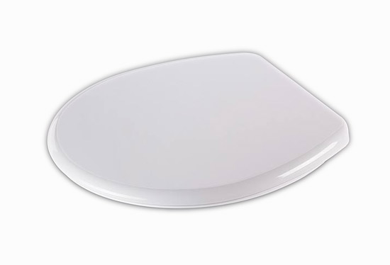 WC doska - [05] BADI Inter-Sano WC sedadlo BIELY TVRDÝ