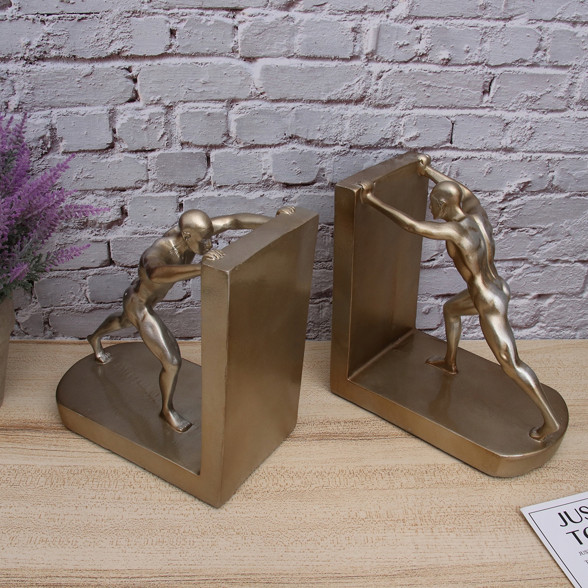 Kuchynská batéria -  1 pár Vintage Bookends Creative Sports Man Push B