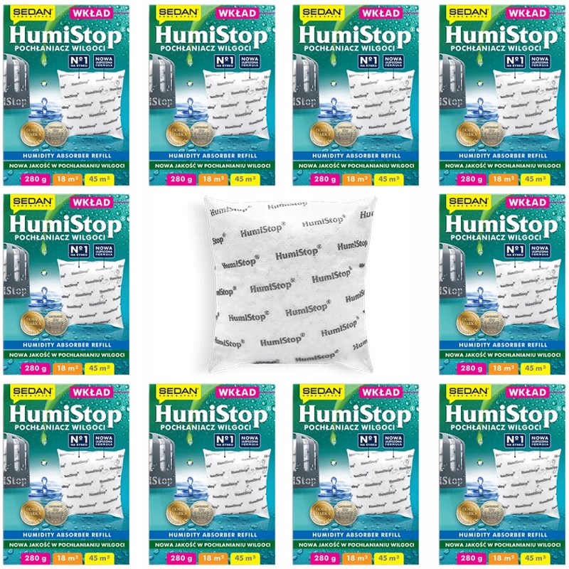 Odvlhčovač vzduchu - 10 X PRÍSPEVOK HUMISTOPU DO ABSORBERA VLHKOSTI SEDAN