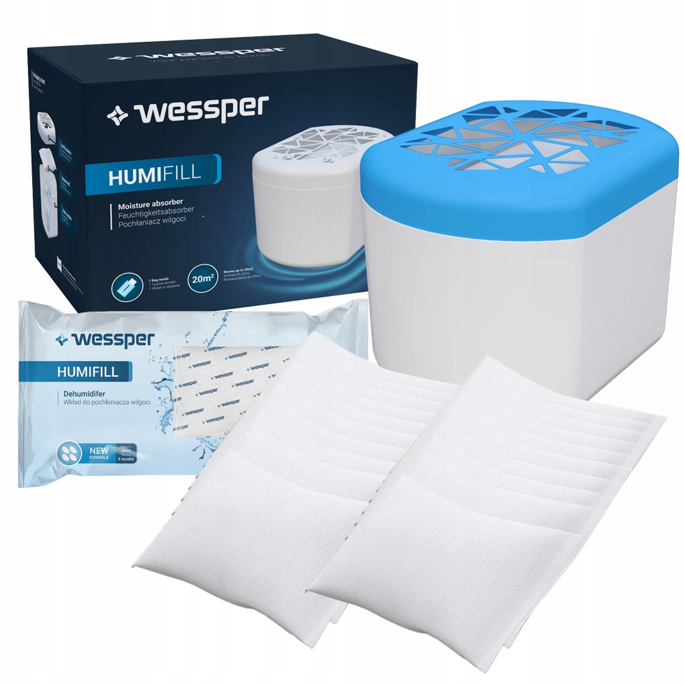 Odvlhčovač vzduchu - 20 ABSORBEROVÁ STOP VLHKOSTI WESSPER HUMIFILL KAZETA