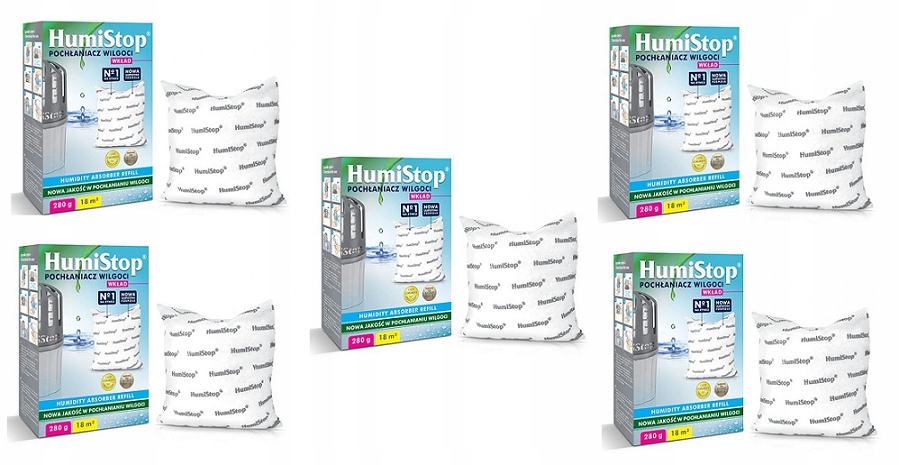 Odvlhčovač vzduchu - 5 KS DOPLNIŤ SKLADU PRE VLHKOST ABSORBER HumiStop