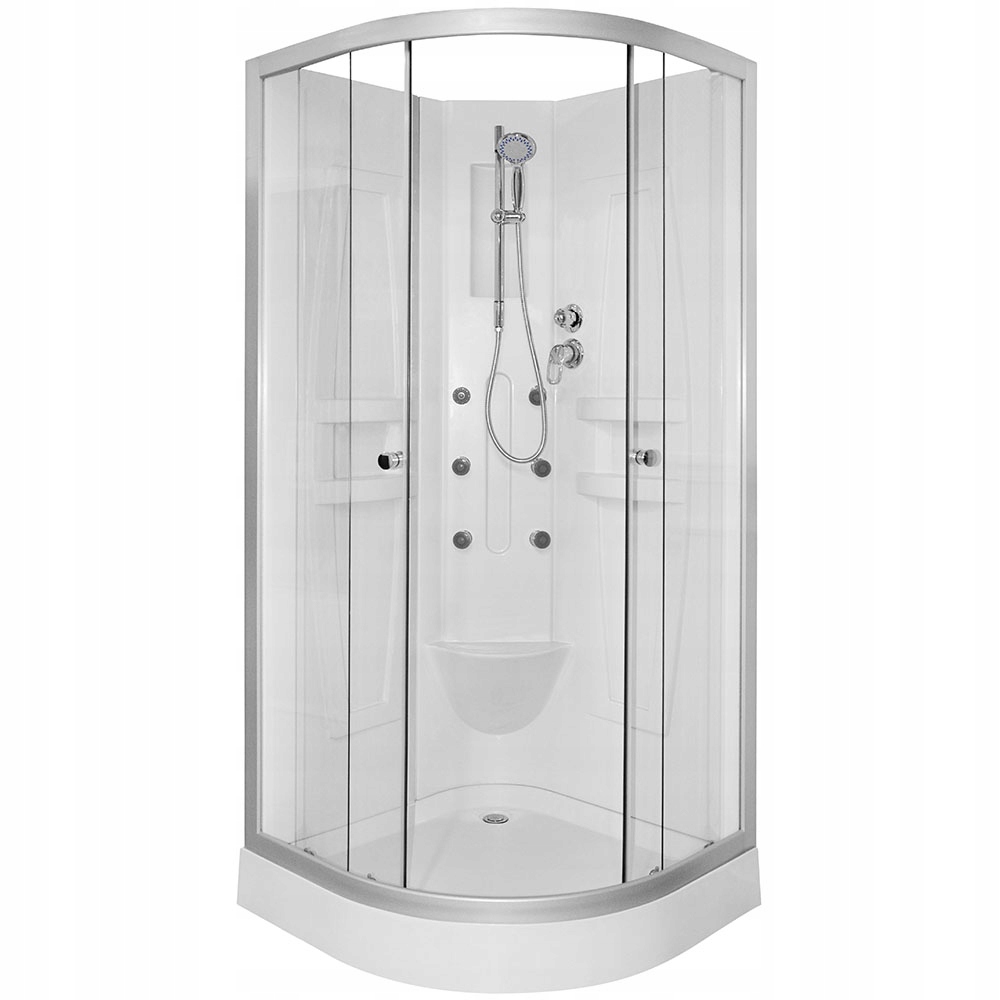Hydromasážna sprchová babína - Hydromasážna sprchová kabína 90x90 MO-1681C