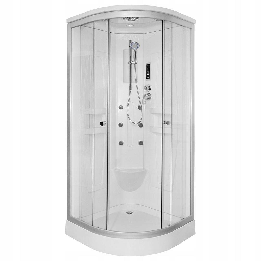 Hydromasážna sprchová babína - Hydromasážna sprchová kabína 90x90 MO-1681D
