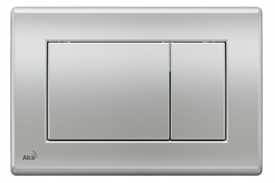 WC tlačidlo - ALCAPLAST WC SPLACHOVACIE TLAČIDLO CHROMOVÝ MAT M 272