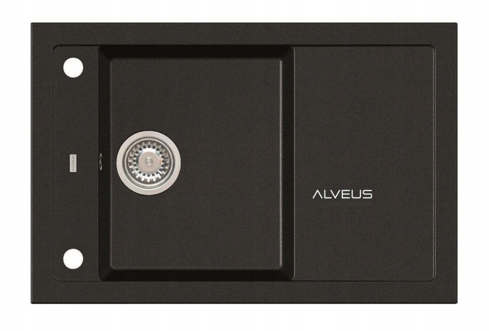 ALVEUS SINK GRANITE FORMIC 30 ČIERNY