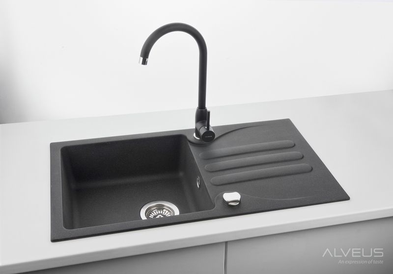 ALVEUS SINK GRANITE GALAPAGOS ČIERNY