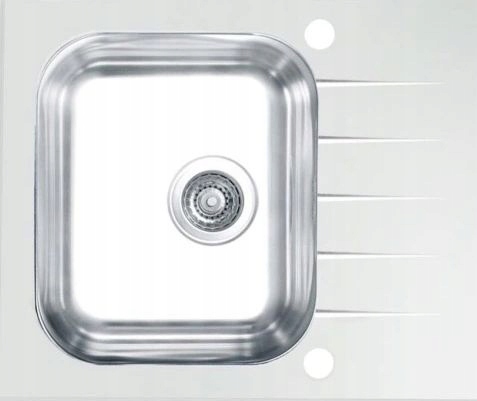 ALVEUS GLASS SINK VITRO 10 SATIN / BIELY