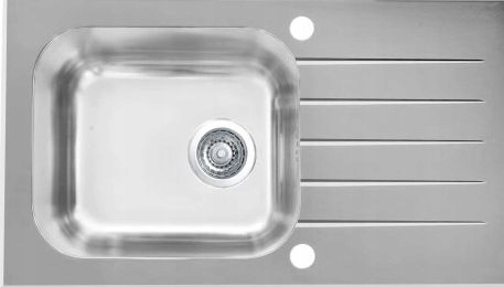 ALVEUS GLASS SINK VITRO 20 SATIN / ČIERNY