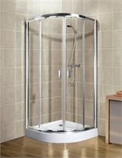 Sprchový kút - AQUAFORM LAZURO, SEMI-CIRCULAR 80x80 KAF-100-06070