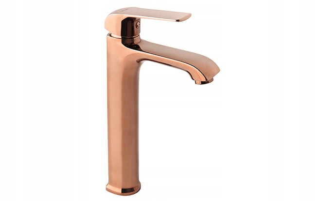 Umyvadlová batéria - AURORA ROSE GOLD Vysoko stojaca umývadlová batéria