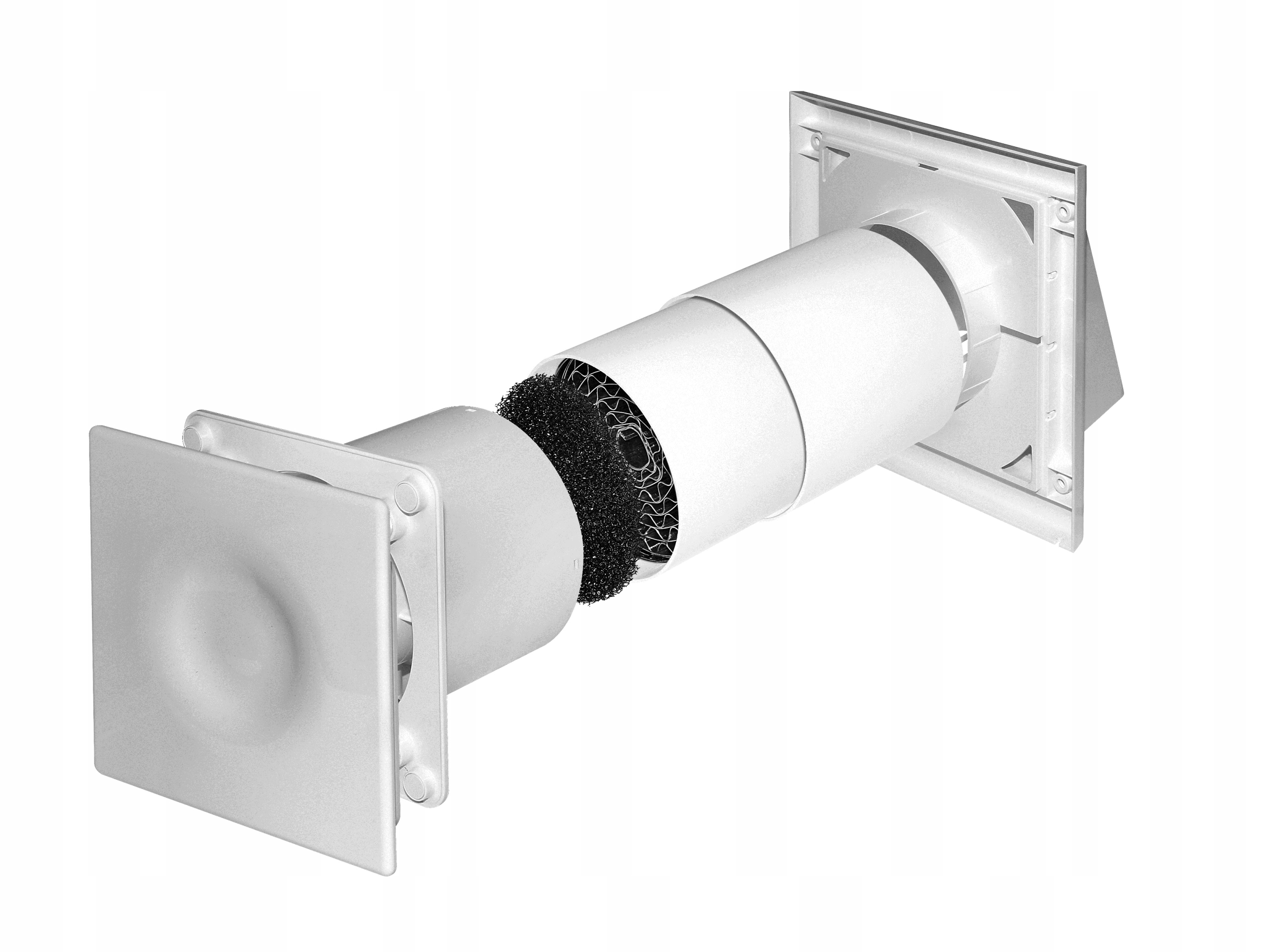 Kupelňový ventilátor - STENOVÝ REKUPERÁTOR AWENTA HRV100P + PILOT 2 stupne