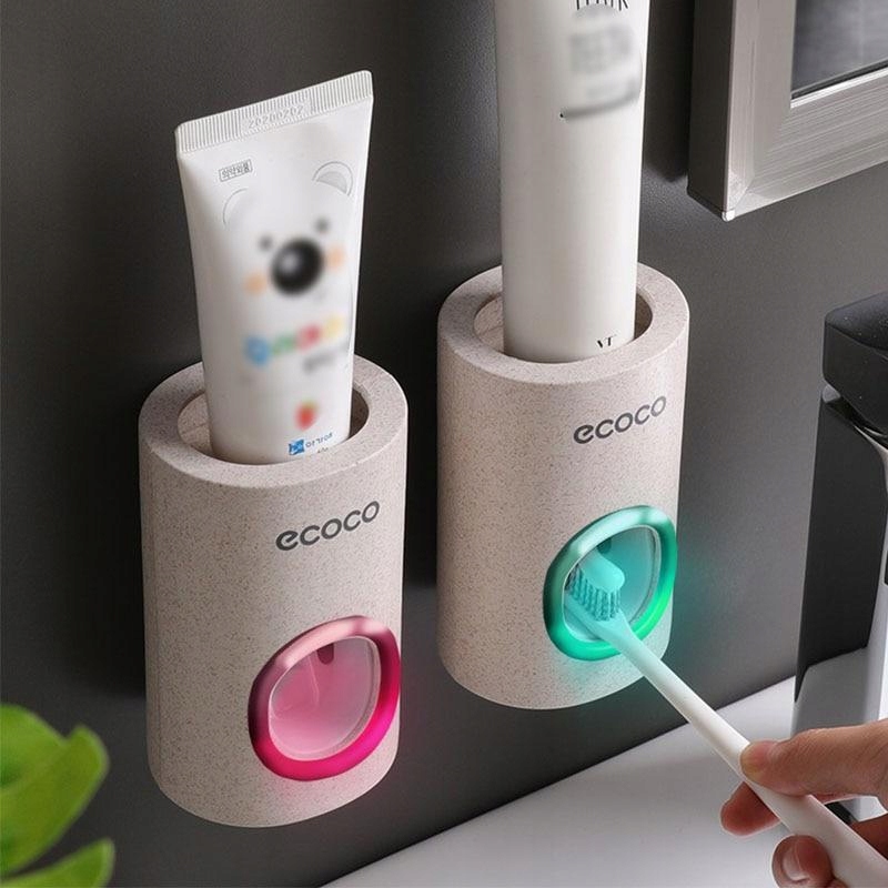 Kupelňový set doplnkov - [] Automatický dávkovač zubnej pasty odolný