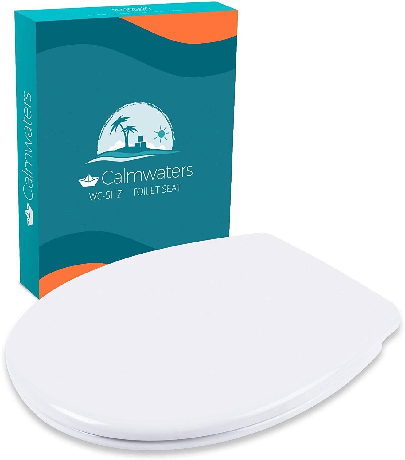 WC doska - B2E13 Calmwaters Jemne zatváracie WC sedadlo