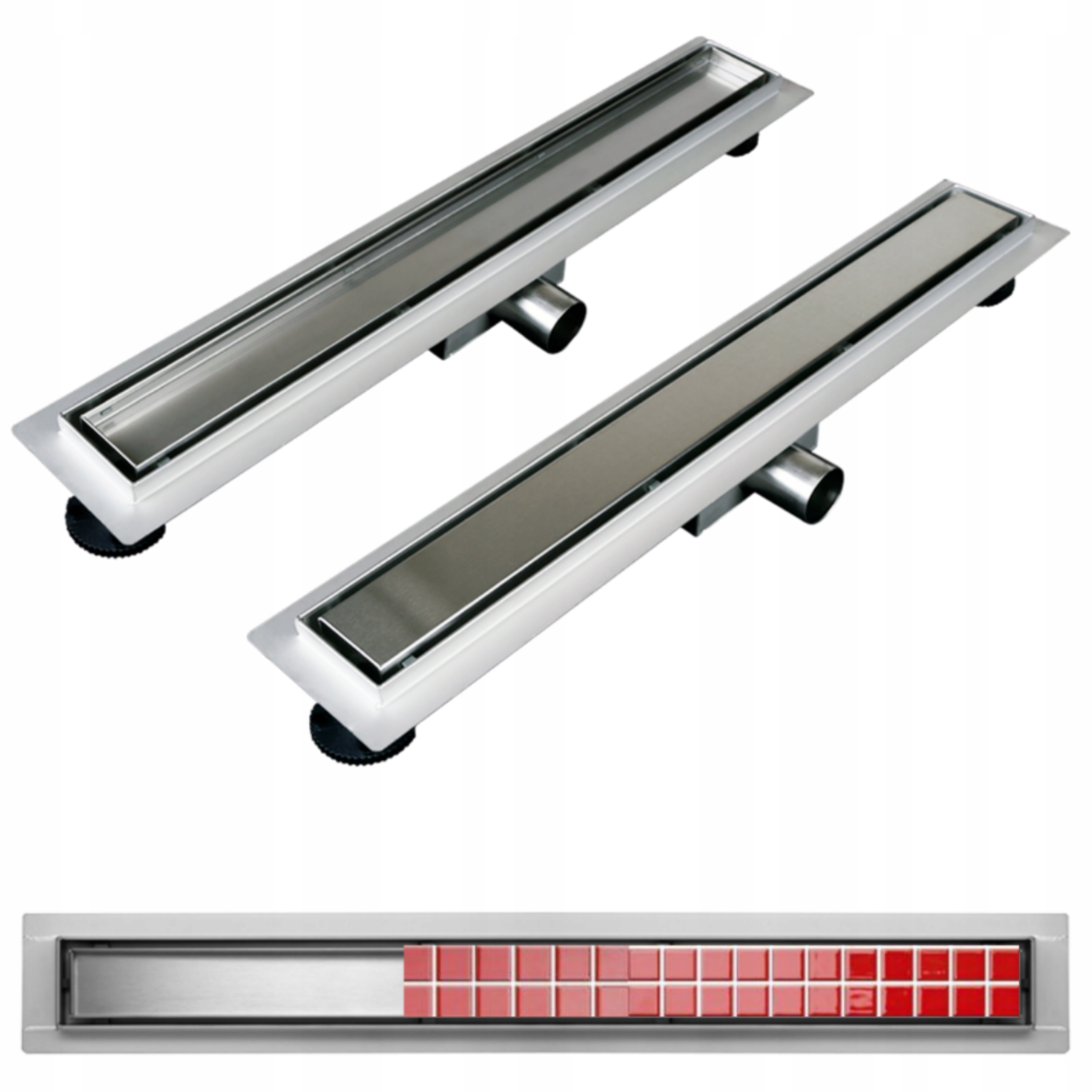 Sprchový kút - BALNEO LINEÁRNY ODTOK DUPLEX 110 CM Hlboký odsávač