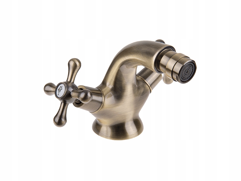 Bidetová batéria - BIDETOVÁ BATÉRIA ANTIQUE BRASS RETRO KNOBS
