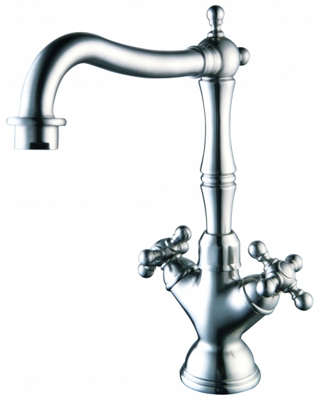 Kuchynská batéria -  RETRO KUCHYNSKÁ BATÉRIA OČISTENÁ OCEL INOX