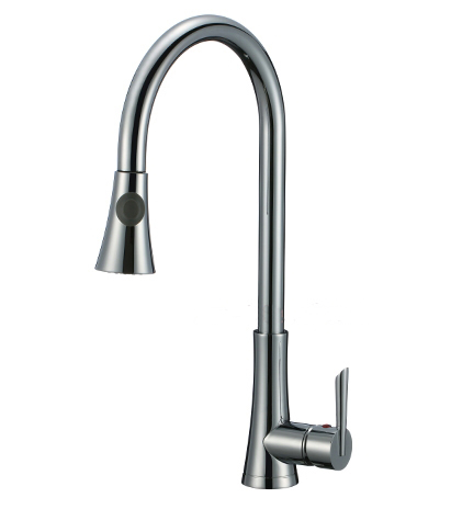 Kuchynská batéria - KUCHYNSKÝ faucet s výsuvným výtokom, 40 cm chróm