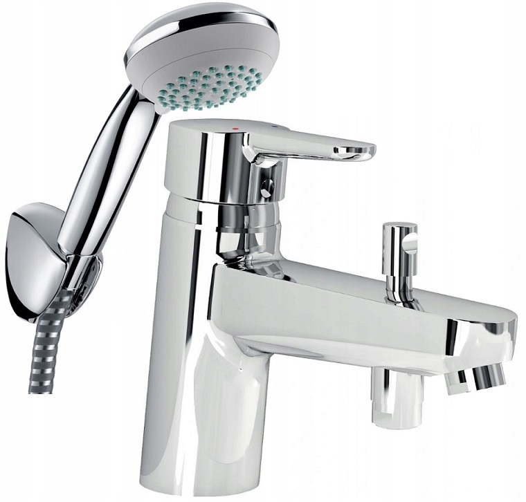 Vaňová batéria - 1-otvorová STOJAČNÁ VANA + N. HANSGROHE