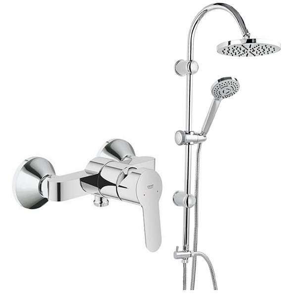 Sprchový panel - SPRCHOVÝ VENTILÁTOR GROHE BAUEDGE + Dažďová sprcha