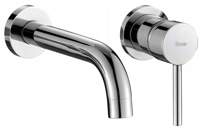 Podomietková batéria - FLUSH BATÉRIA CHROM Lungo + BOX REA