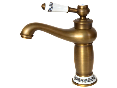 Umyvadlová batéria - Umývadlový faucet AQUA di COMO RETRO BRASS