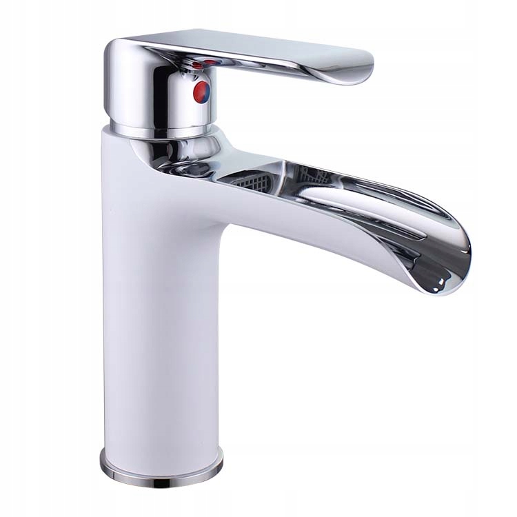 Umyvadlová batéria - Umývadlový faucet ROYAL CARO RETRO BIELY CHROM