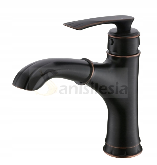 Umyvadlová batéria - RUBER BASIN MIXER ČIERNY ODNÍMATEĽNÝ SPREJ