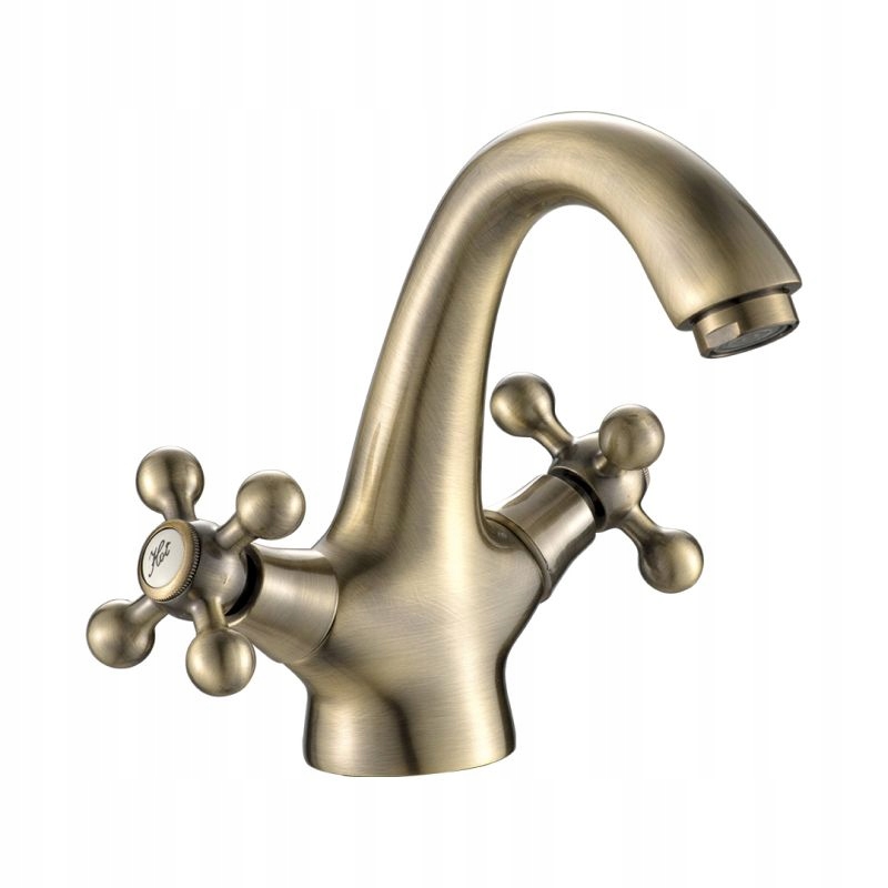 Umyvadlová batéria - Umývadlový faucet starožitná mosadz