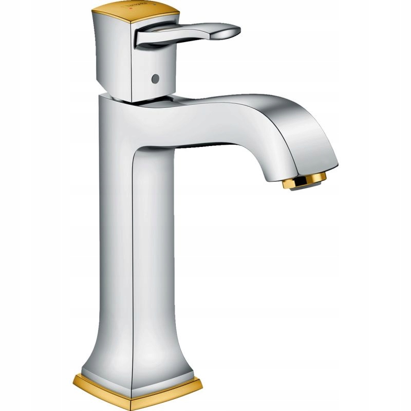 Umyvadlová batéria - STOJANÝ PRÁČOK NA ZLATO HANSGROHE