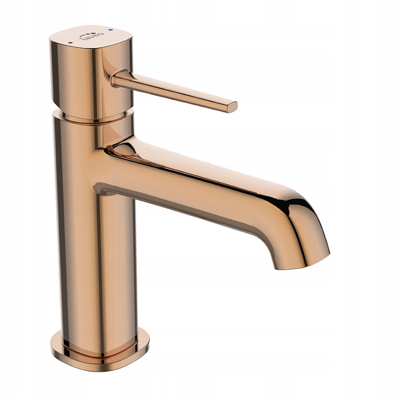 Umyvadlová batéria - Umývadlová batéria ROSE GOLD s korkovou zátkou POLLA