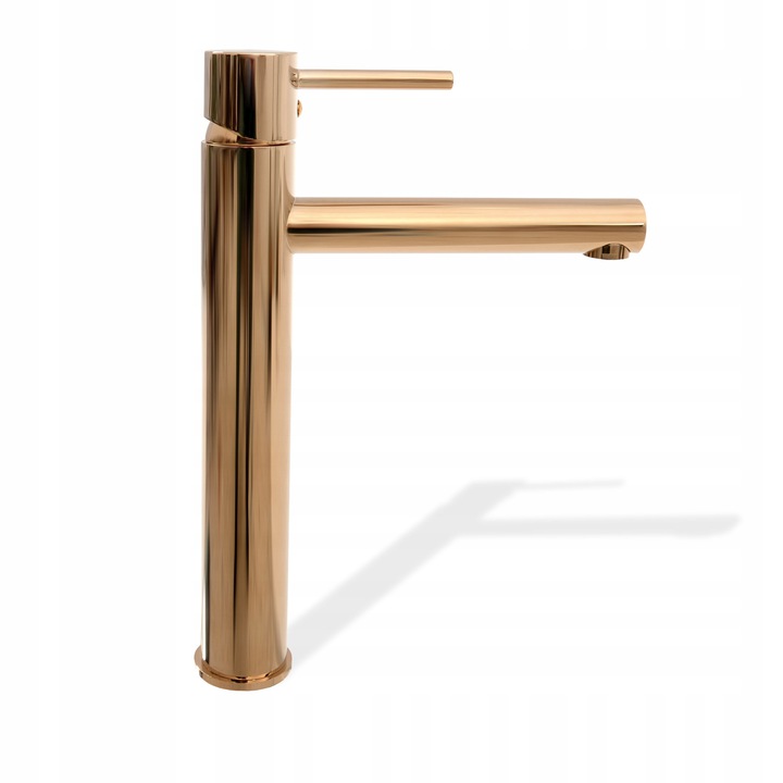 Umyvadlová batéria - Umývadlový faucet čierny TESS HIGH Gold Rose