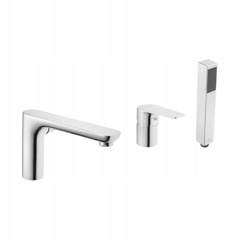 Vaňová batéria - BATHTUB DOKOS CHROME 3-OTVOR BW-19-S01