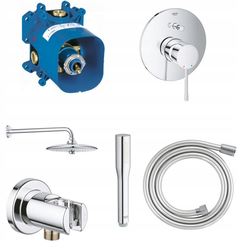 Sprchový panel - KONCEPTOVANÁ KÚPEĽŇA GROHE SPRCHOVÁ SPRCHA