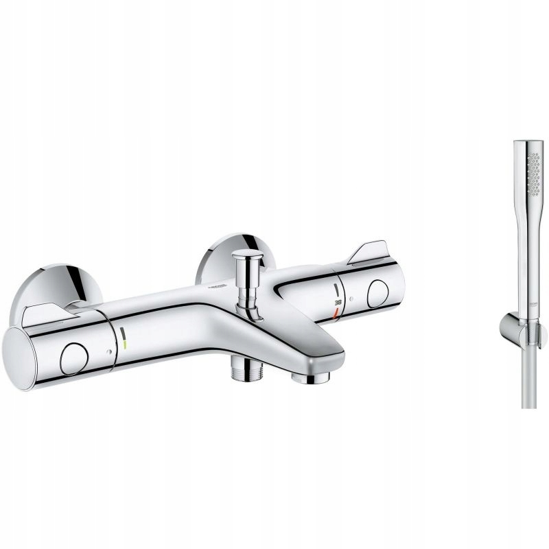 Vaňová batéria - GROHE TERMOSTATICKÁ STENOVÁ KÚPEĽŇA
