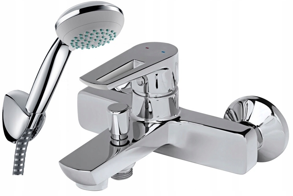Vaňová batéria - BATHTUB BATTERY + sprchová súprava HANSGROHE