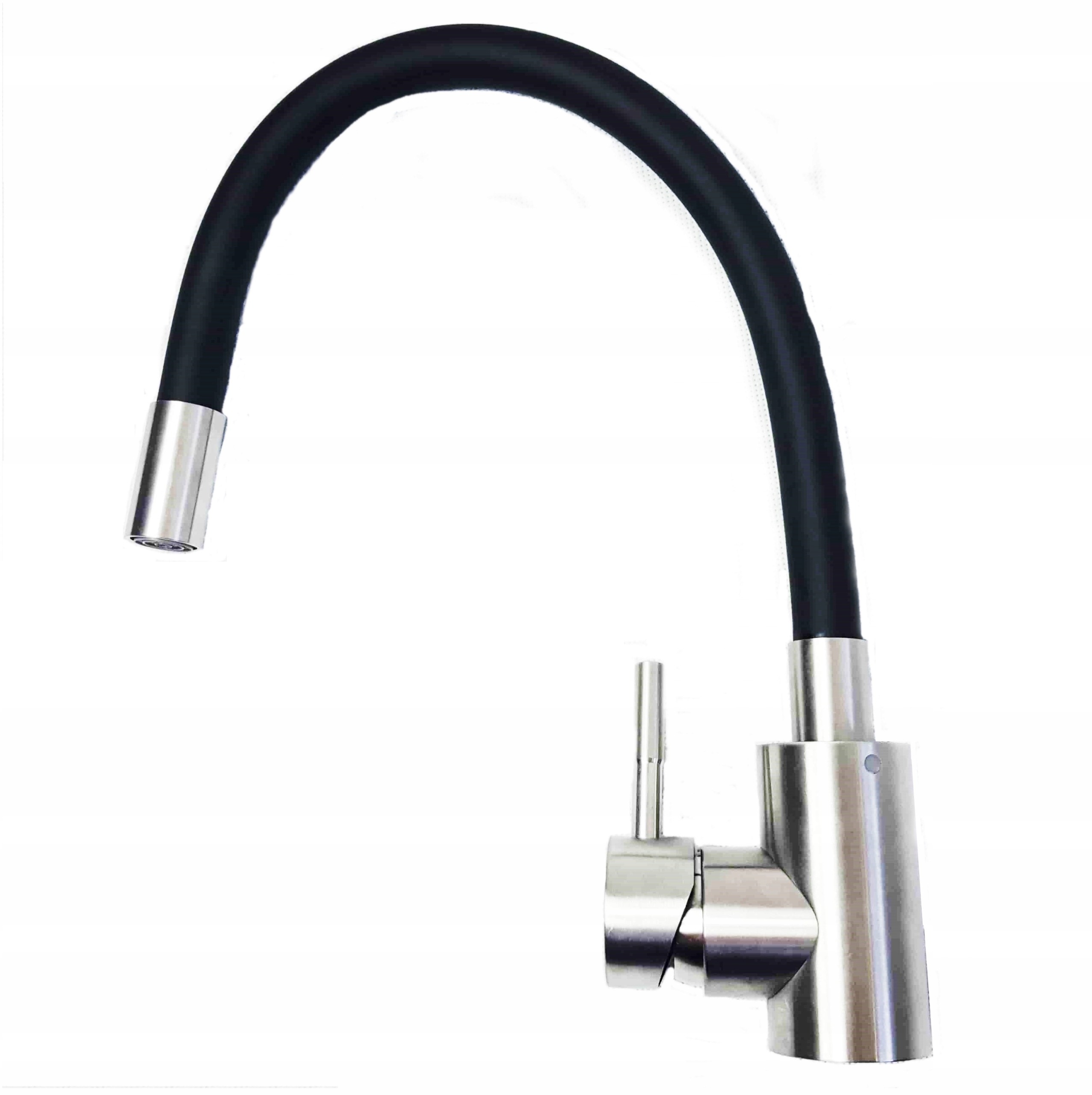 Kuchynská batéria - FLEXIBILNÝ DREZOVÝ MIEŠAČ ČIERNY INOX