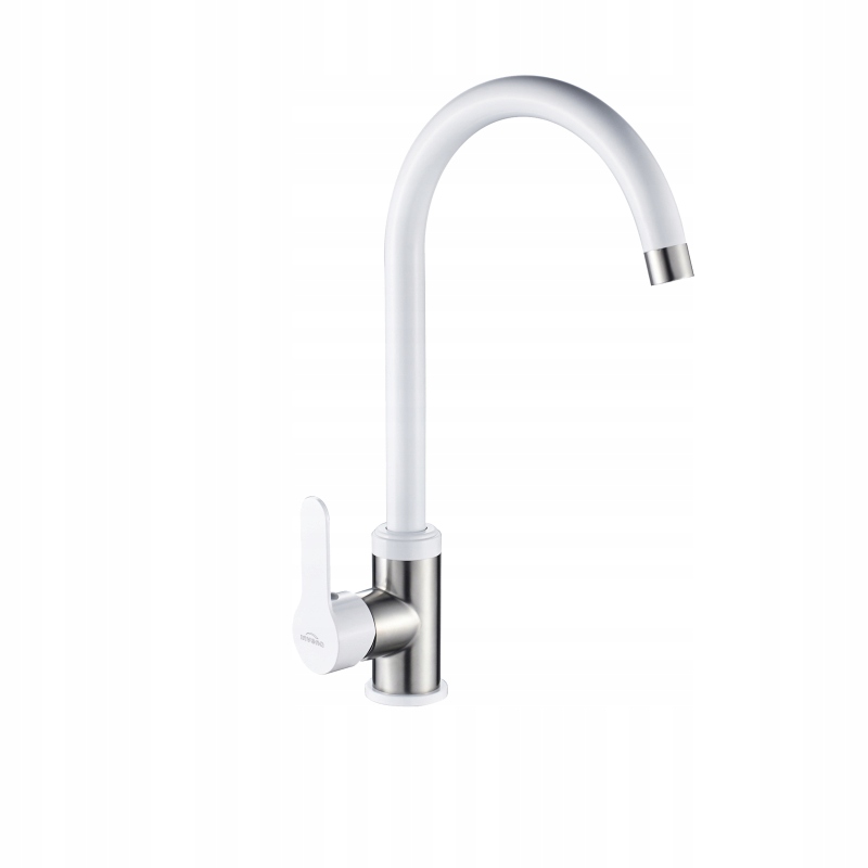 Kuchynská batéria - ŽELEZO BIELA / INOX BZ-53-L02