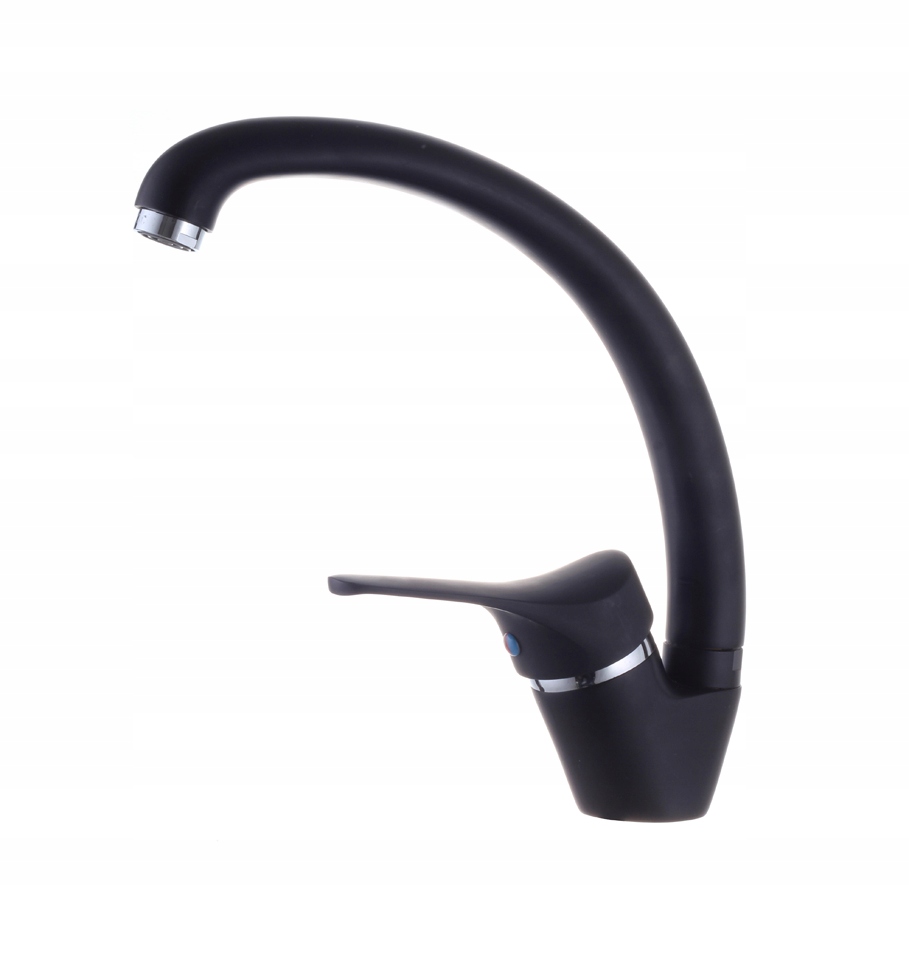 Kuchynská batéria -  ČIERNY VYSOKÝ kuchynský stojací faucet