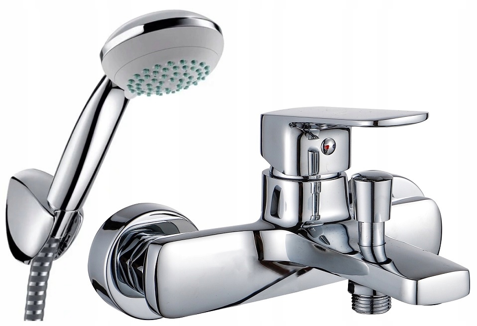 Vaňová batéria - Vaňová batéria REIHE + sprchová súprava HANSGROHE
