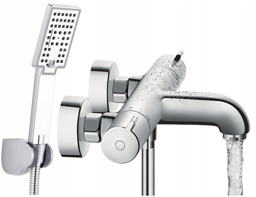 Vaňová batéria - Vanová batéria Hansgrohe THERMOSTATIC + sprcha