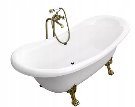 BESCO AMELIA 190X77 VOĽNE stojaca mosadz