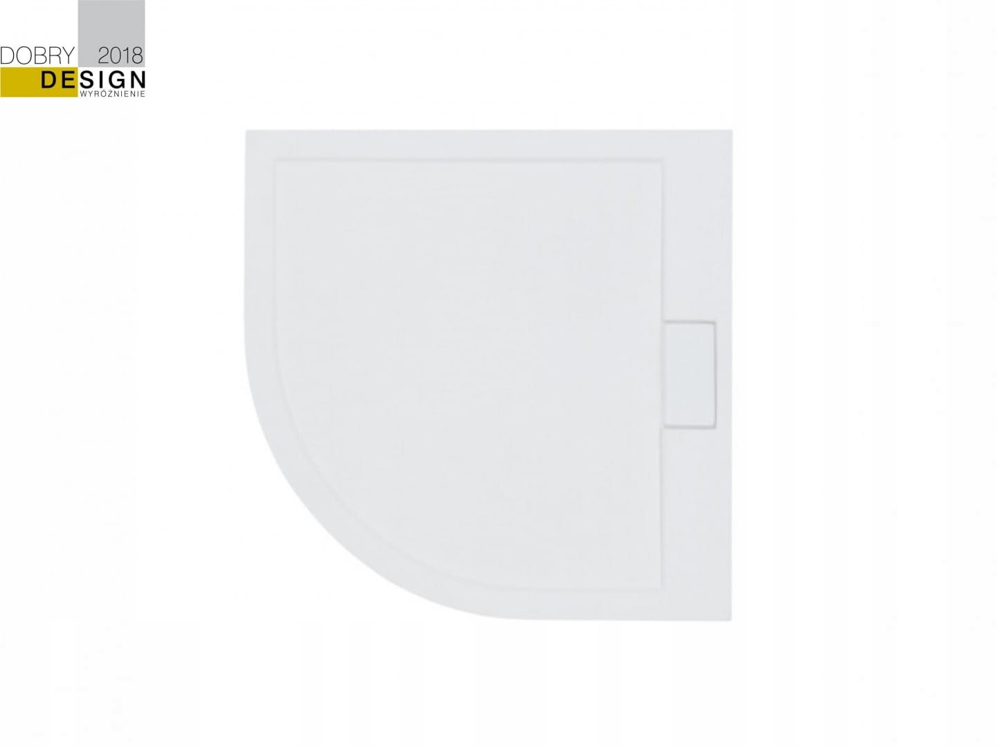 BESCO AXIM ULTRASLIM POLOBIERKOVÝ SPRCHOVÝ ZÁSOBNÍK polovičný. 90 x 90