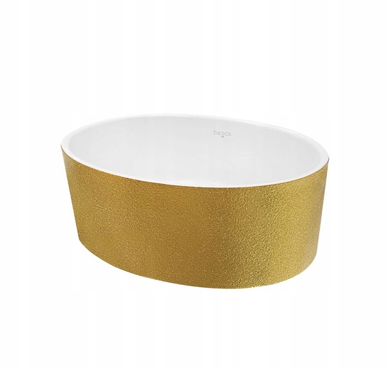 Umývadlo -  BESCO UNIQUA GLAM GOLD POČÍTANÉ UMÝVADLO