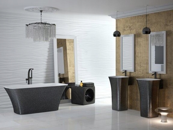 Samostatne stojaca vaňa BESCO Assos Glam 160 - 160x70