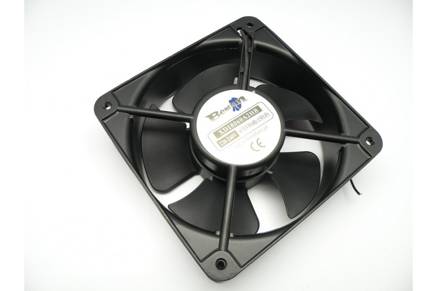 Kupelňový ventilátor - VENTILÁTOR BESTFAN XD18060A2HBL 180x180x60mm 230V