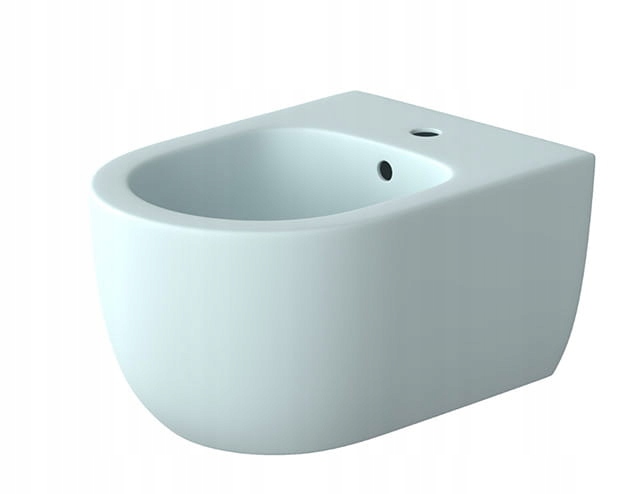Závesný BIDET 36x49x40 cm, MODRÝ MAT MOLIS
