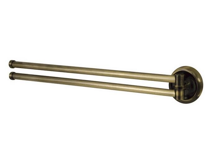 Vešiak - BISK Vešiak dvojramenný mosadz Deco 00402