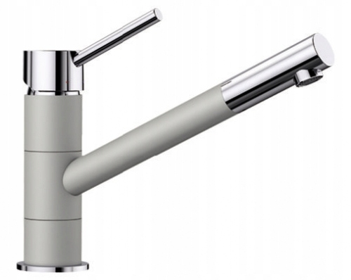 Kuchynská batéria - BLANCO KANO SilgranitLook Pearl Grey Chrome 525035