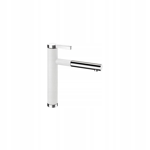 Kuchynská batéria - BLANCO LINEE-S Silgranit-Look White / Chrome 518441