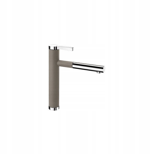 Kuchynská batéria - BLANCO LINEE-S Silgranit-Look Tartufo / Chrome 518446